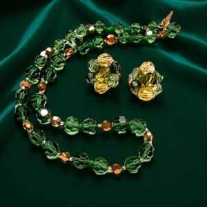 Marvella jewelry set, 1950's jewelry set, Vintage jewelry